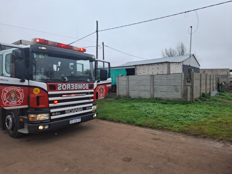 Incendio en una casa: una menor fue hospitalizada